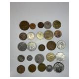 Foreign Coins - Lot of 25 Mixed Countries