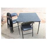Card Table and 4 Chairs