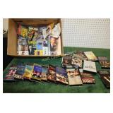 VHS and Casett Taped Large lot