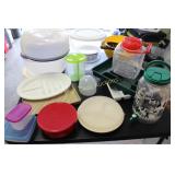 Plastic Containers and Plastic Cup Lot as Shown