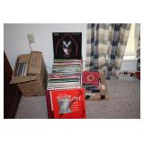 Records (Albums) Large lot - Kiss, Michael