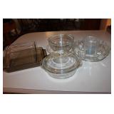Glass Baking ware and Bowls