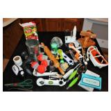 Utensil Lot - Sifter, Rollin Pin, Peelers. Can