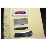 Pocket Knife and Sharpener - 3" to 4" Long