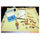 Watch and Cuff Link Lot