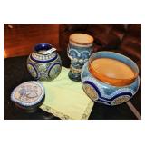 1882 Vase and Flower Pots - Doulton Lamden