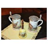 Stein Gamebird Collectable Pair and Bell