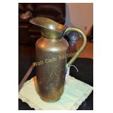 Brass Vase or Umbrella Holder 19" Tall