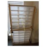 Shoe Racks lot of 2 on Casters