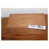 Wooden Box with Lid Approx. 10