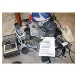 Electronics lot - Cordless Phones, Tape Player