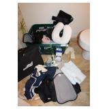 Medical Supplies lot - Boots, Heating Pad, Back