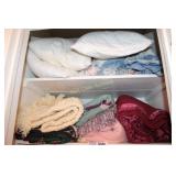 Blanket and Pillow Lot 2 Shelves full