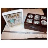 Home Décor Lot of 2 - Picture Box and Wall