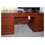 Desk Wood Beautiful Dark Wood Approx.