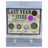 Last year of Issue - Liberty Nickel, Barber Dime,