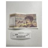 1980 France 20 Francs Note | Bank Notes