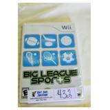 Wii Game Big League Sports
