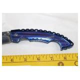 Knife Blue With Clip