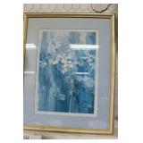 Framed Wall Art by D. Porinchak Approx. 30