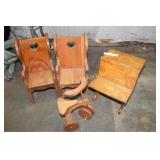 Wooden Doll Furniture Lot of 4