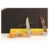 Knife lot of 3 - Opinel No 6 and No 2 Carbon