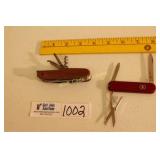 Swiss Army Knives lot of 2 As Shown