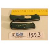 Knives lot of 2 Folding Pocket Knives Approx. 3
