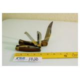 Pocket Knife Lot Of 2 - Farrier, Schrade