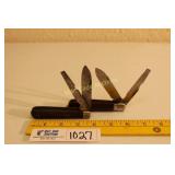 Pocket Knife Lot Of 2 Vintage 3 1/2
