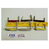 Pocket Knifes Lot Of 6 Approx 2 1/2