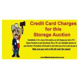 How we charge your Credit Card for this Auction