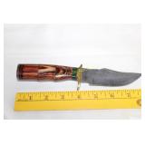 Knife 8" Handmade Blade DAMASCUS STEEL SKINNER