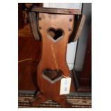 Small Table with Folding Leaves Approx. 24