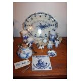Home Décor Blue Delft - Serving Tray, Ash Tray,