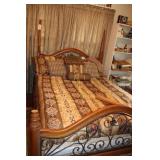 Bed And Bedding Apears To Be Queen Size