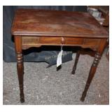 Table Wooden Appears To Be Vintage Approx