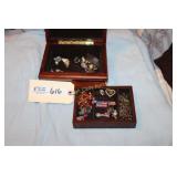 Jewelry Box with Jewelry Approx. 4