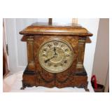 Desk Clock Antique Approx. 11