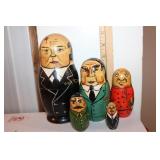 Nesting Men lot of 5