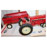 Tractor and Trailer Metal Vintage Toys