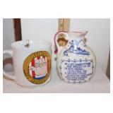 Left Handed lot- Cup and Pitcher