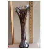Vase Diamond and Rib Made by Fenton Approx. 13