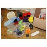 Tupperware and Plastic Containers Large Lot as