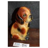 Dog Piggy Bank Vintage Approx 9