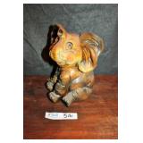 Elephant Piggy Bank Vintage Approx 11