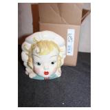 Hull 62 Pottery USA Planter Baby with Bonnet