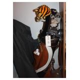 Golf Clubs And Bag Appear To Be Vintage