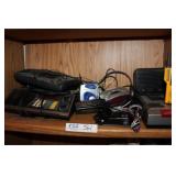 Vintage Electronic Lot - Scanners, VHS Rewinder,