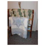 Quilt Rack with 2 Quilts Approx. 31